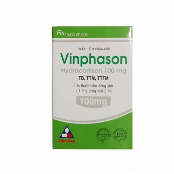 Vinphason 100Mg2Ml Hydrocortisone Tiêm Vĩnh Phúc (H1 Lọ)