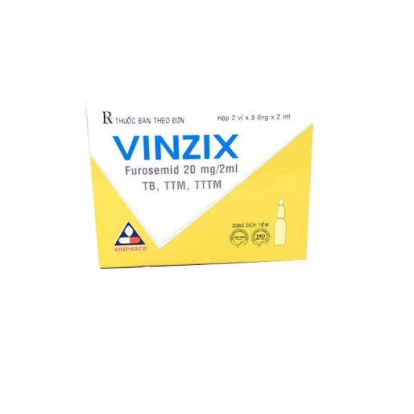 Vinzix Furosemid 20Mg2Ml Vinphaco (H10O2Ml)