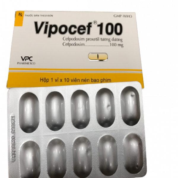 Vipocef Cefpodoxim 100Mg Tablets Pharimexco (H10V)