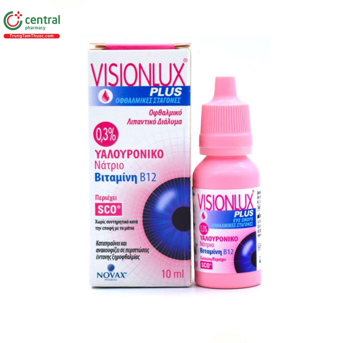 Nhỏ mắt Visionlux (L/10ml)