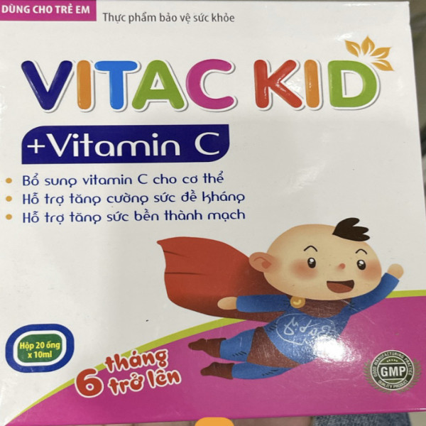 Vitac Kid Vitamin C (H20 Ống)