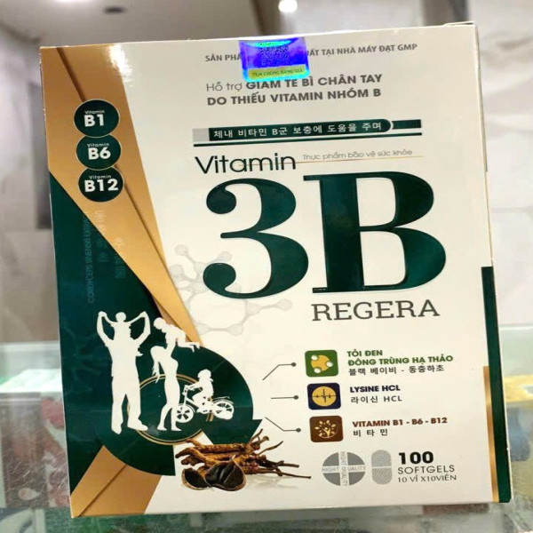 Vitamin 3B Regera Gia Đình Xanh _Mb (H10 Vỉ X 10V)