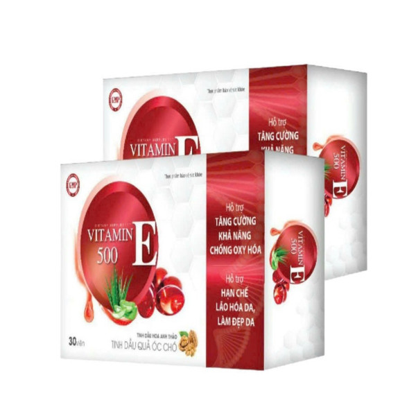 Vitamin E 500 Đỏ _Halifa (H3 Vỉ X 10V) K90H-