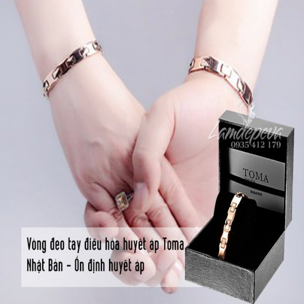 Vòng Điều Hòa Huyết Áp Toma cổ tay _Nhật Bản