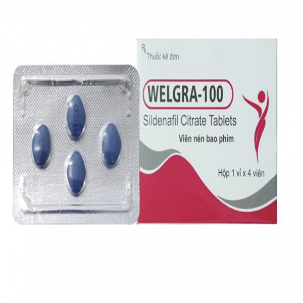Welgra 100Mg (Sidenafil ) _Ấn (Hộp4 Viên)