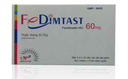 Fedimtast 60mg (fexofenadin 60mg) H30viên Bình Dương
