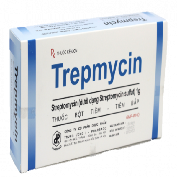 Trepmycin (Streptomycin) Tiêm _Pharbaco Tw1 (H/50Lọ/1Gr)