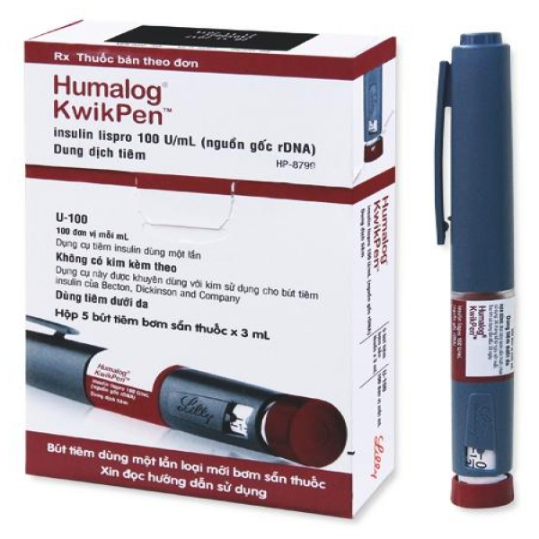 Bút Tiêm Tiểu Đường Humalog Kwipen U-100 (H/5 Bút)