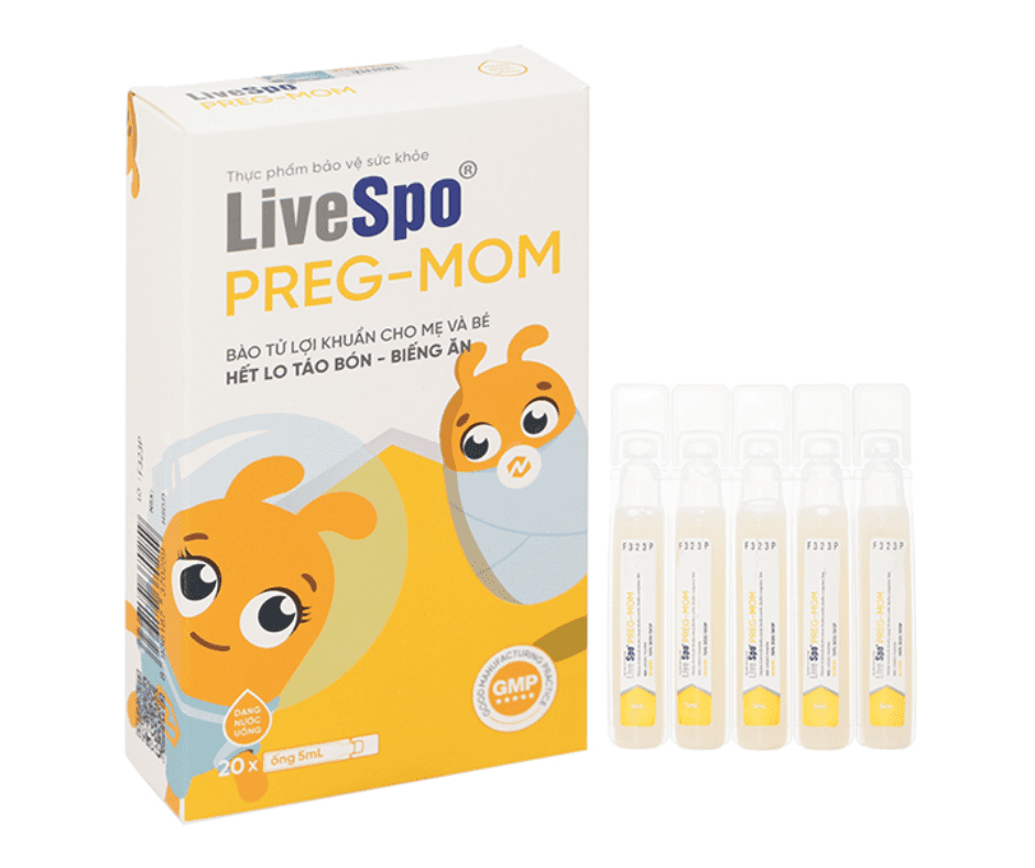 LiveSpo Preg-mum  Táo Bón  (H20 Ống X 5Ml)