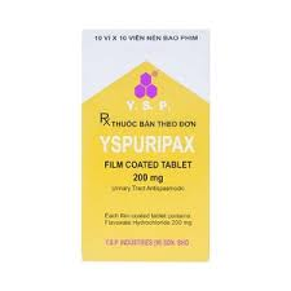 Yspuripax Flavoxate 200Mg Y.s.p Industries (H100V)
