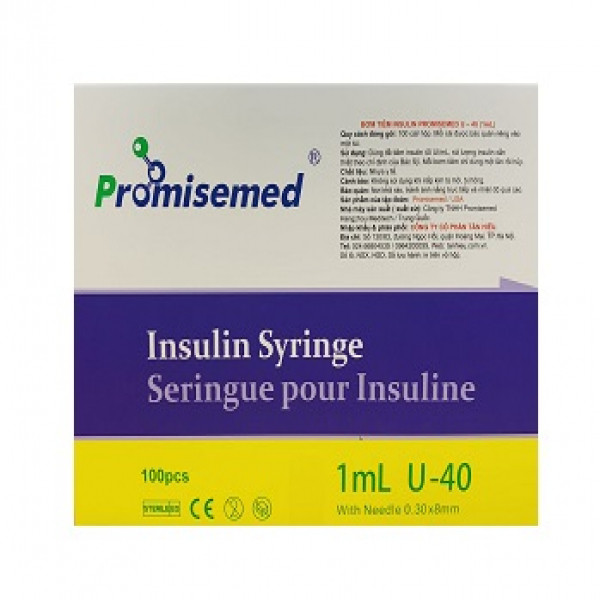 Kim Tiêm Insulin Promisemed U-40 (1Ml) (H/100C)