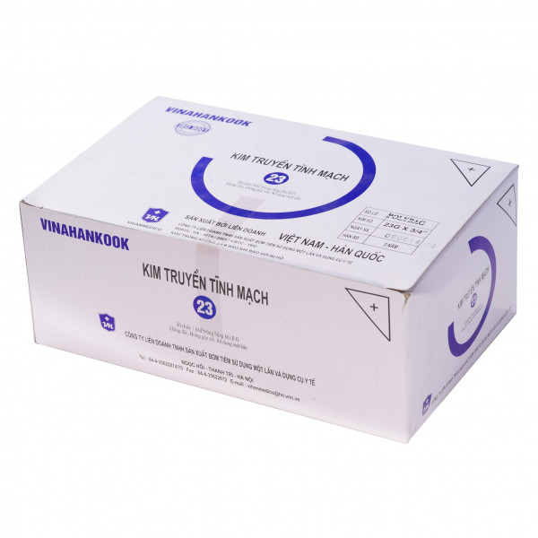 Kim Truyền Tĩnh Mạch 23 Vinahankook (H/50C) (Kim Cánh Bướm Nylon)