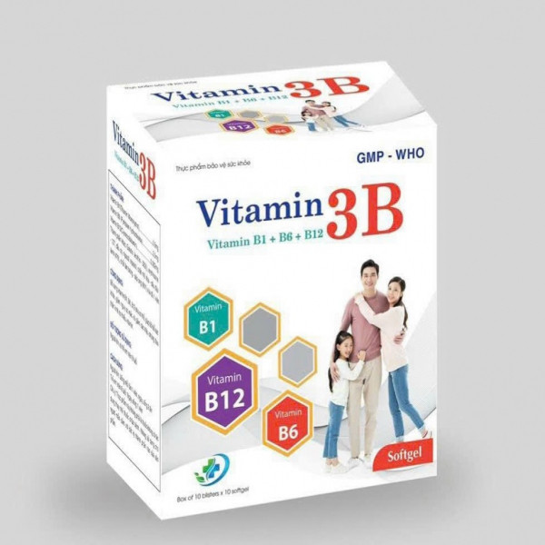 Vitamin 3B Trắng _Hà Nội (H/100V) D9.26 Hvat1504-10H Full Hóa Đơn