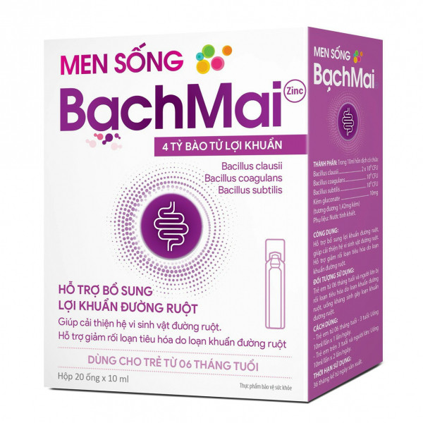 Men Sống Bạch Mai 4 Tỷ _ Tím, Ako (H/20 Ống) K54