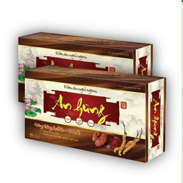 Viên Ăn Ngủ Ngon An Hưng Vỉ _Nâu, Hải Linh (H/60V) K70- D2.28