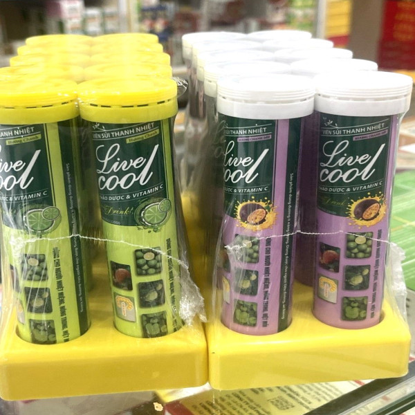 Sủi Live cool Thanh Nhiệt _Nam Dược (Cọc/10T/16V)