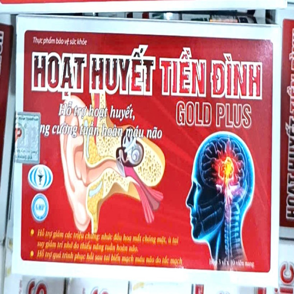Hoạt Huyết Tiền Đình Gold Plus (h/30v)