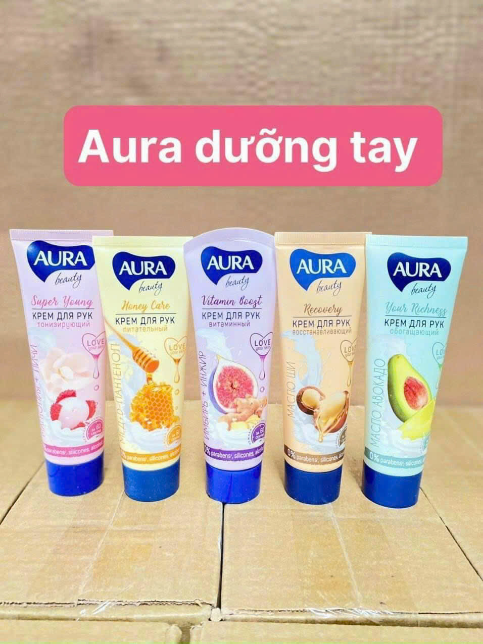 kem tay aura (NGA) dưỡng da