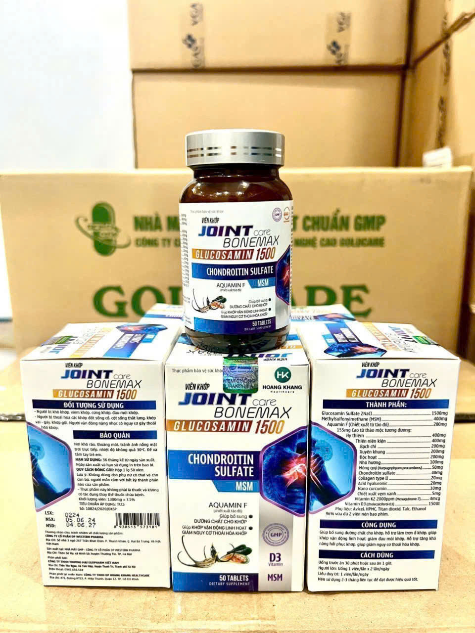 viên khớp joint glucosamin 1500 - Hoàng Khang, hàng điểm