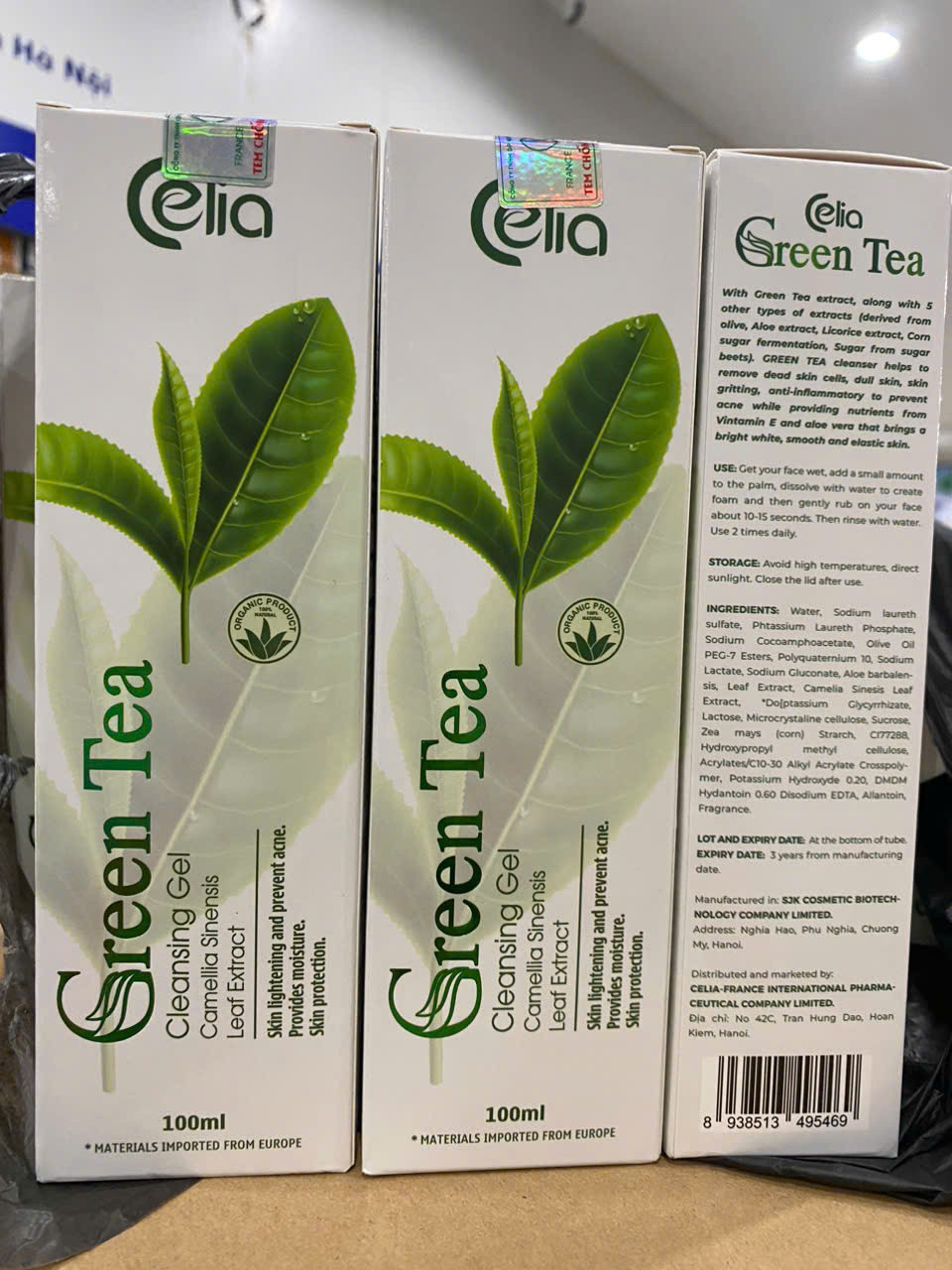 SRMTrà Xanh Green Tea _Celia (T100Ml)