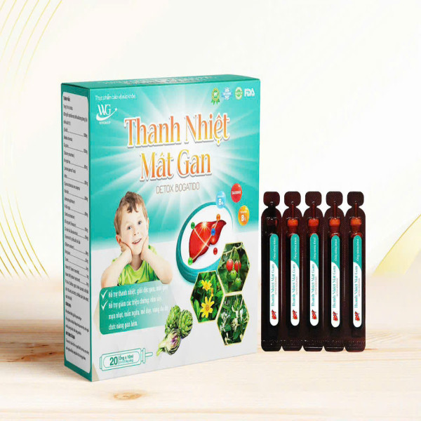 Bổ Gan Ống Thanh Nhiệt Mát Gan _Wg (H/20 Ống X 10Ml)