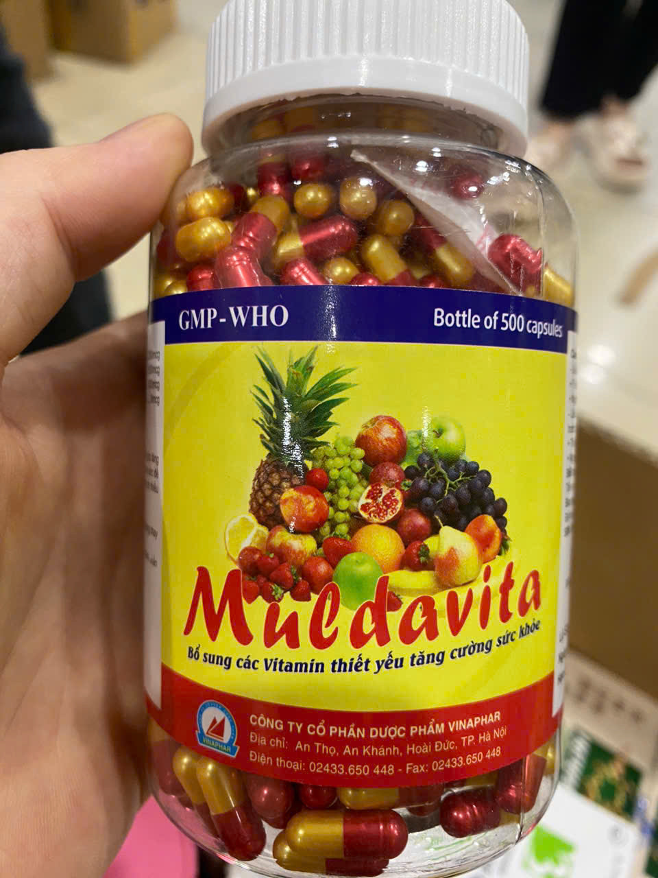 muldavita (L/500 Viên) multivitamin