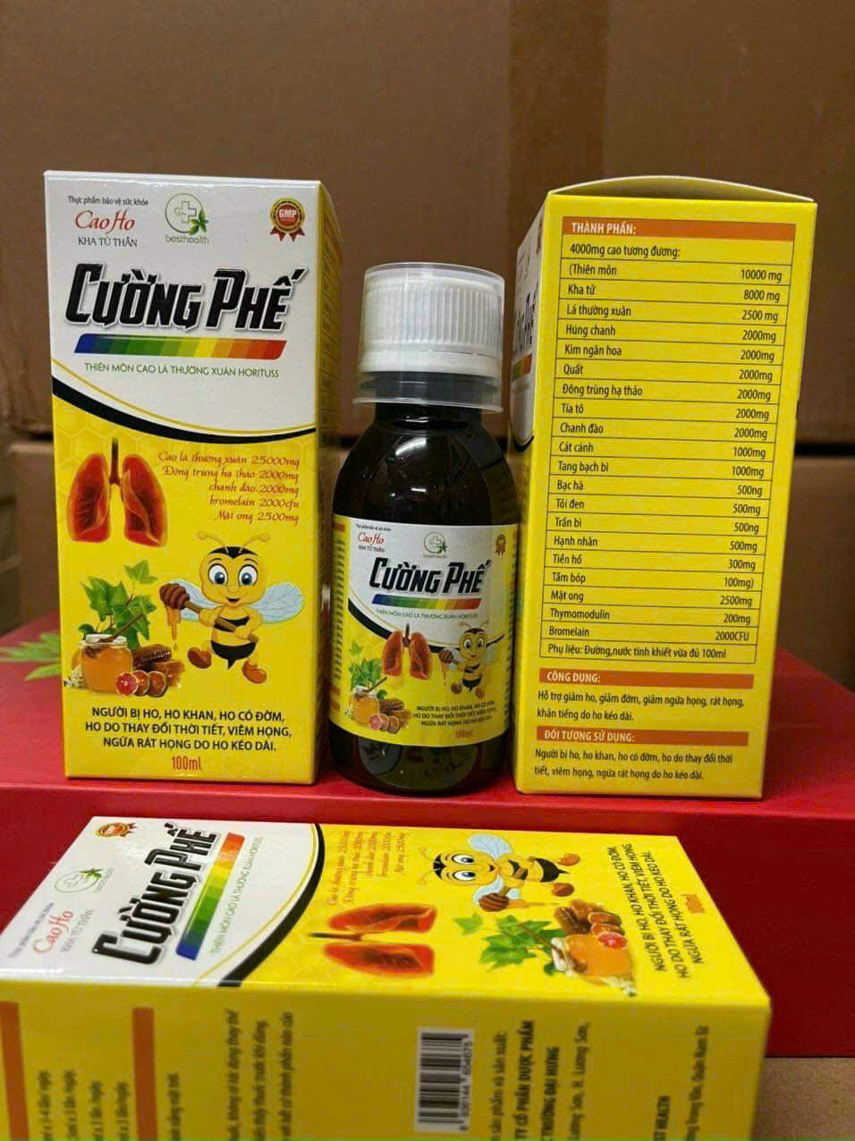 Siro Cường Phế (Lọ100Ml)