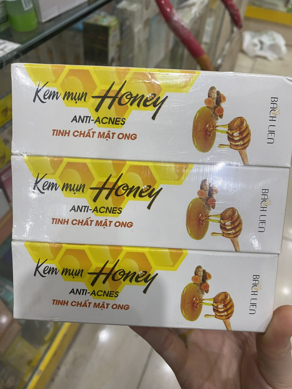 Kem Ngừa Mụn Honey Bạch Liên (T15Gr)