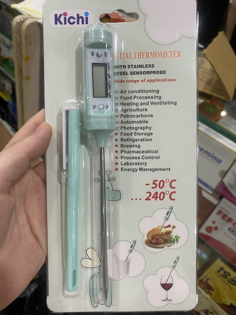 Nhiệt Kế Đo Nước Kichilachi (H/1C)