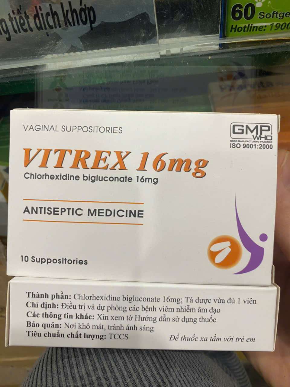 Đặt Pk Vitrex 16mg