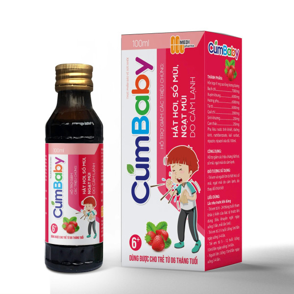 Siro Cúmbaby Hồng _Medipharm (Lọ/100Ml).
