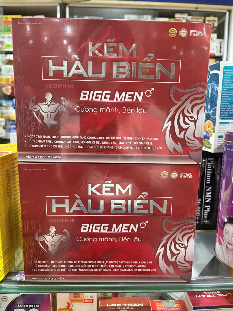 Bổ thận Kẽm Hàu Biển - gỗ đỏ (H2lọ 30v)