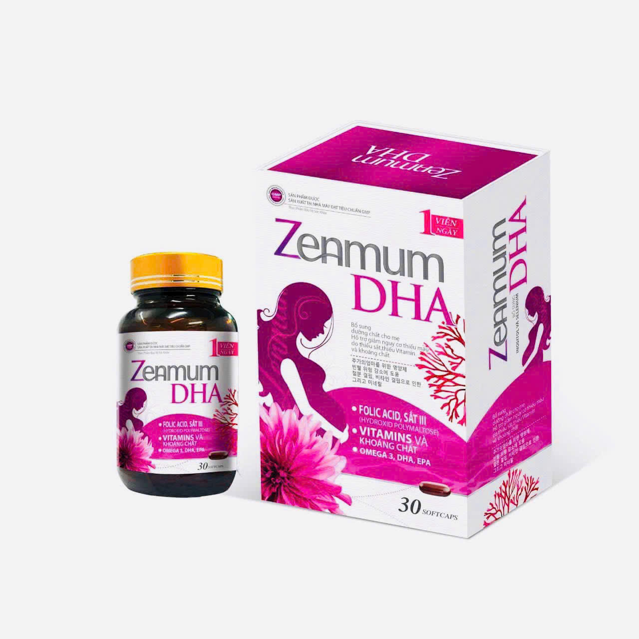 Bổ Bầu ZeaMum DHA - gỗ- Lọ 30v