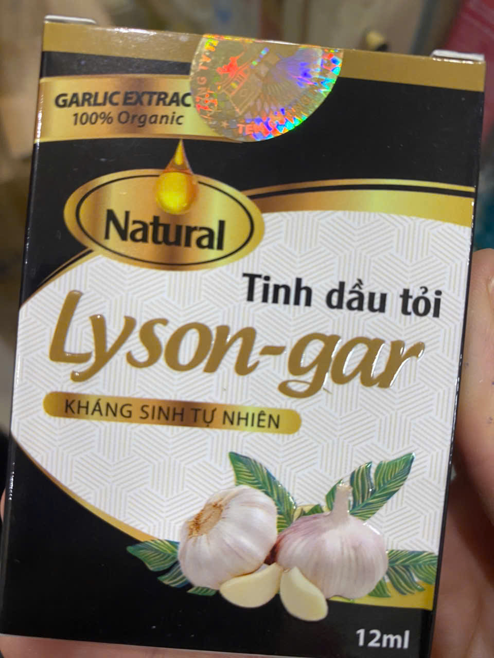 Tinh Dầu Tỏi Lyson-gar Lọ 12ml