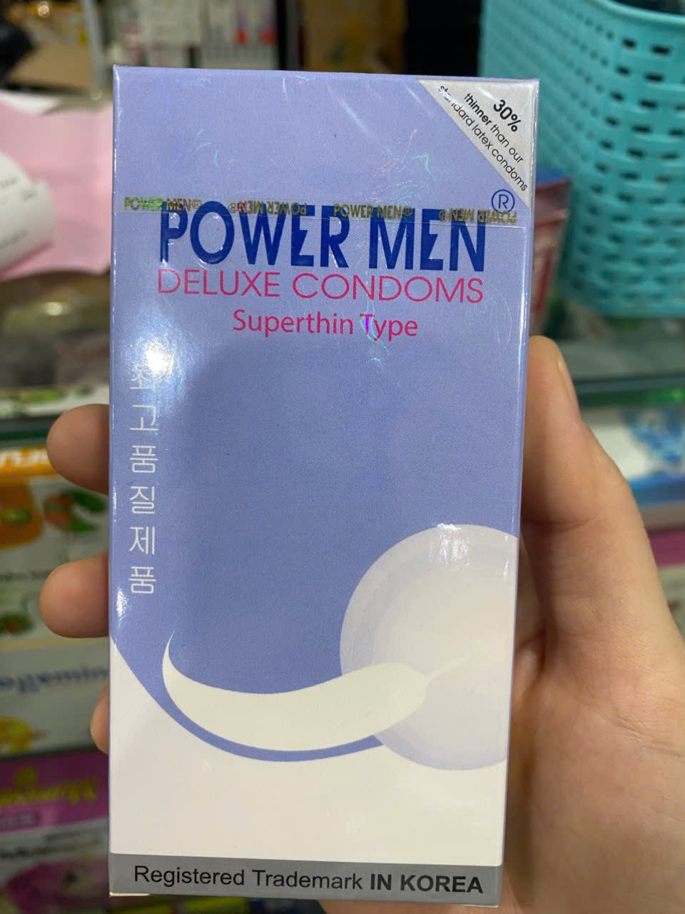 Bao Cao Su Power Men(H/12C) xanh tím