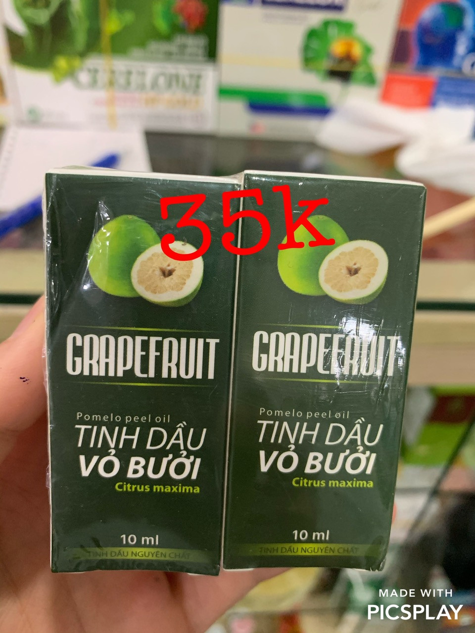tinh dầu vỏ bưởi lọ 10ml