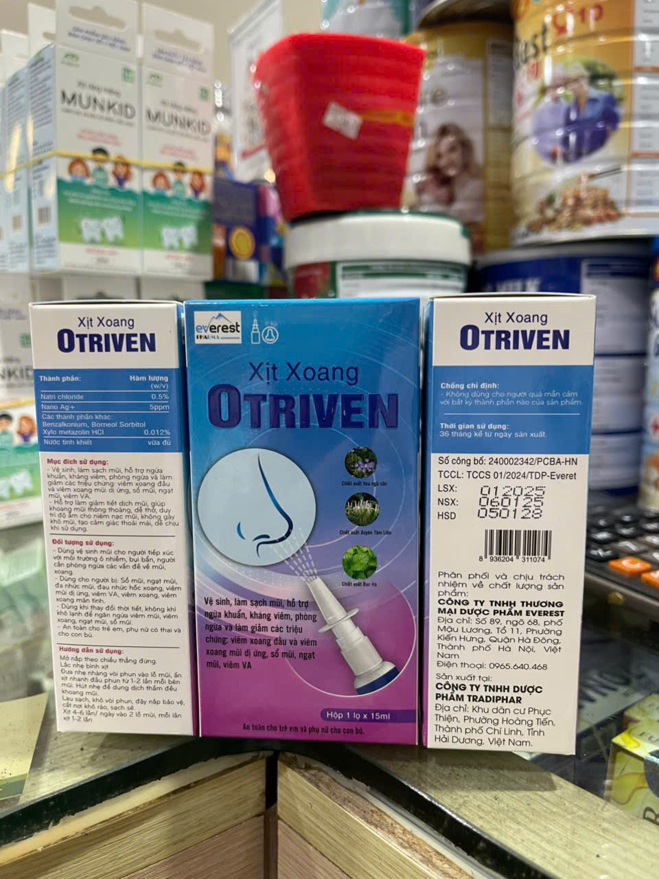 Xịt Xoang Otriven 15ml Everest