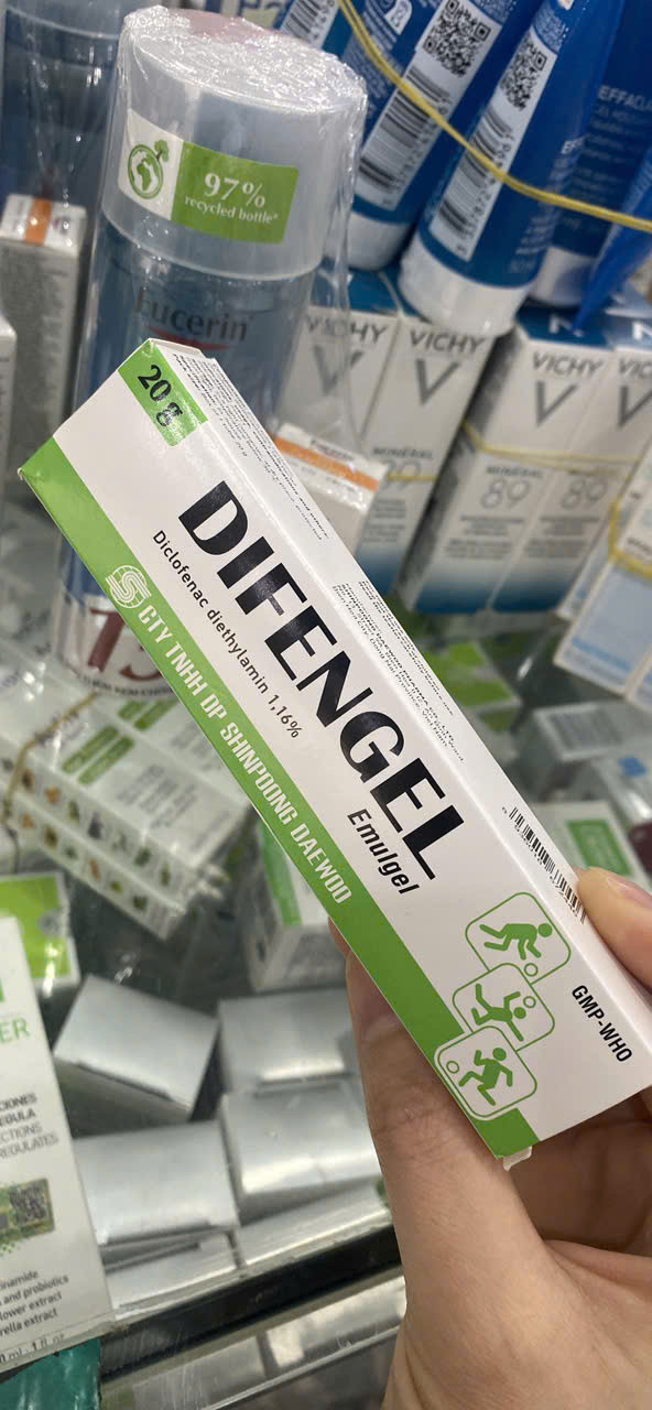 Difengel (Diclofenac 1,16%) tuyp 20g