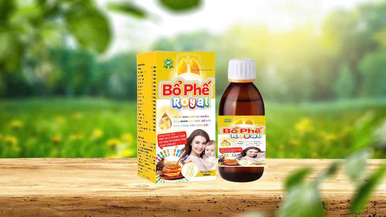 Siro Bổ Phế Royal vàng (L/100ml)