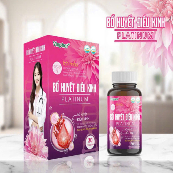 Bổ Huyết Điều Kinh Platinum _Vinphar (Lọ/30V)
