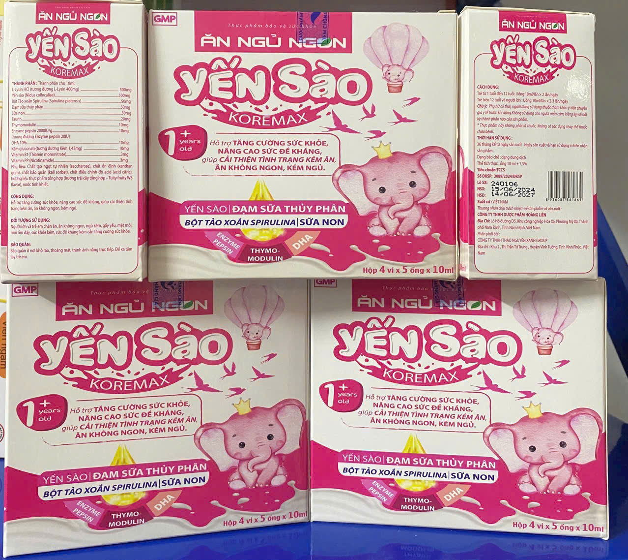 Ăn Ngủ Ngon Yến Sào Koremax (H/20ống)