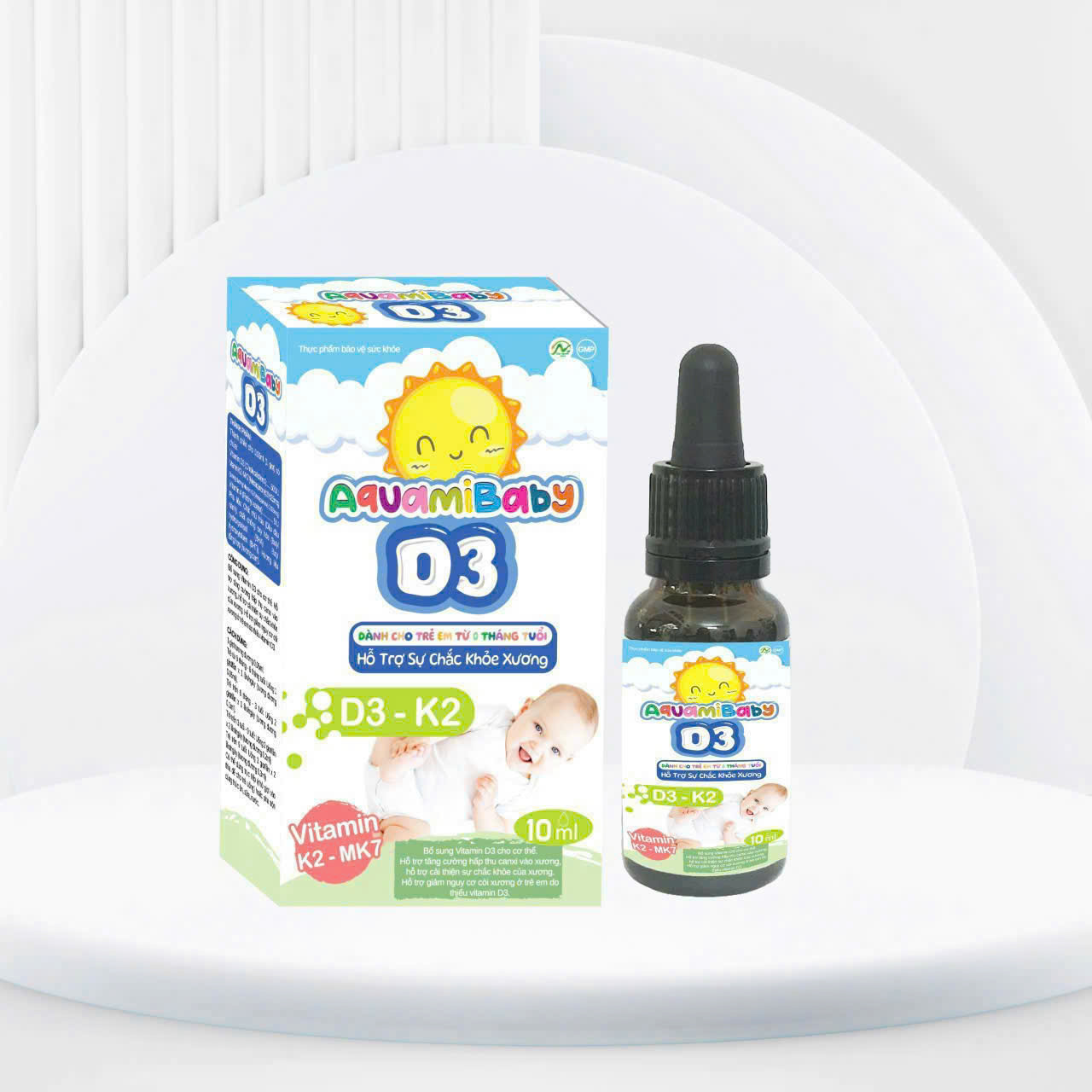 AquamiBaby D3- Xanh L/10ml- giành cho trẻ từ 0 tháng