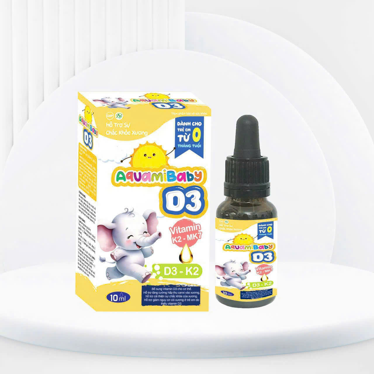 AquamiBaby D3- vàng L/10ml- giành cho trẻ từ 0 tháng