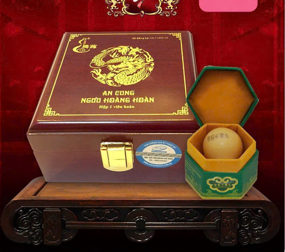 An Cung Ngưu Hoàng Hoàn Đông Á (Hộp/1 Viên)