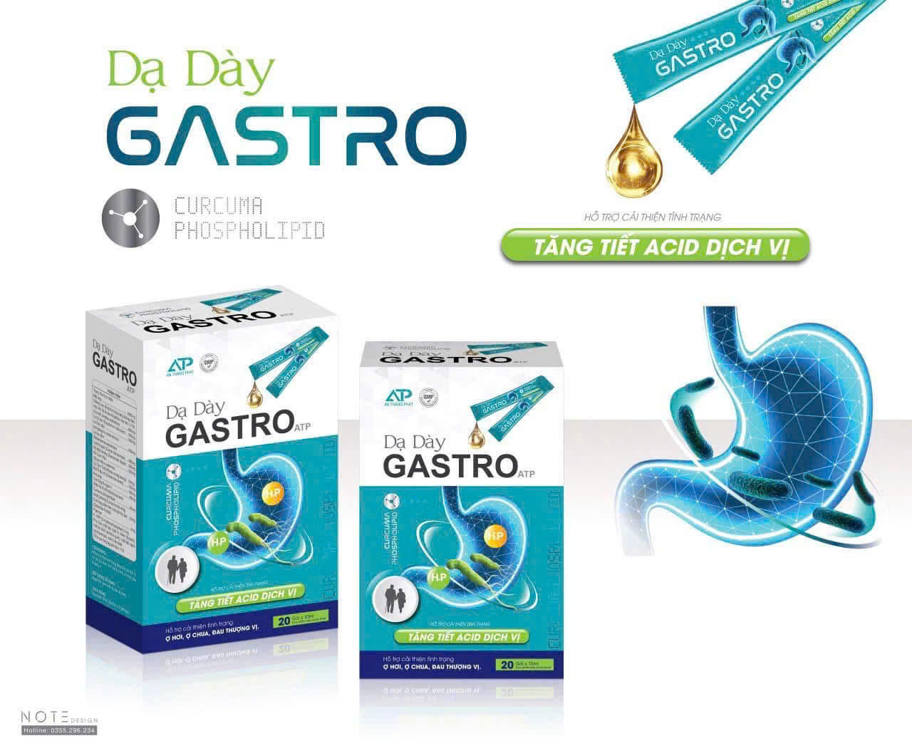 Dạ Dày Gastro ATP (H20gói 10ml