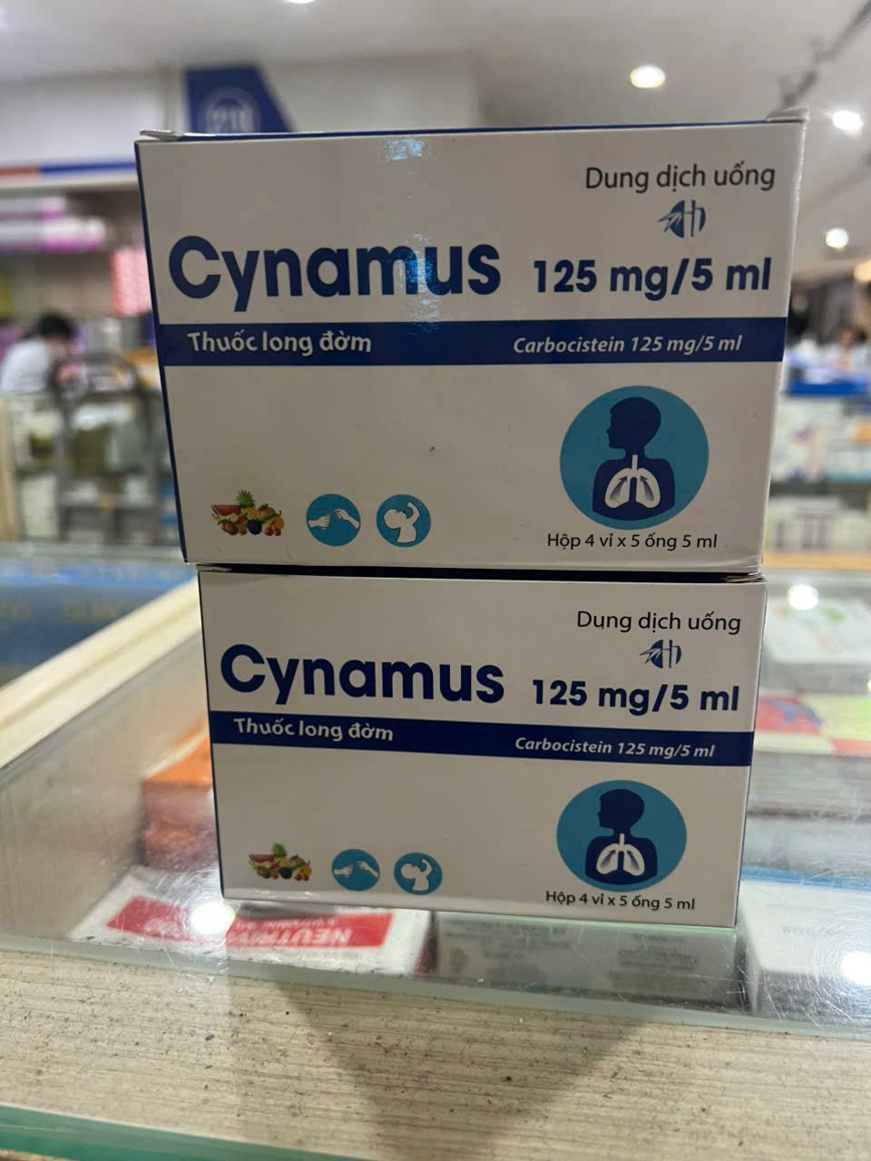 Cynamus (carbocystein 125mg/5ml) H20ống