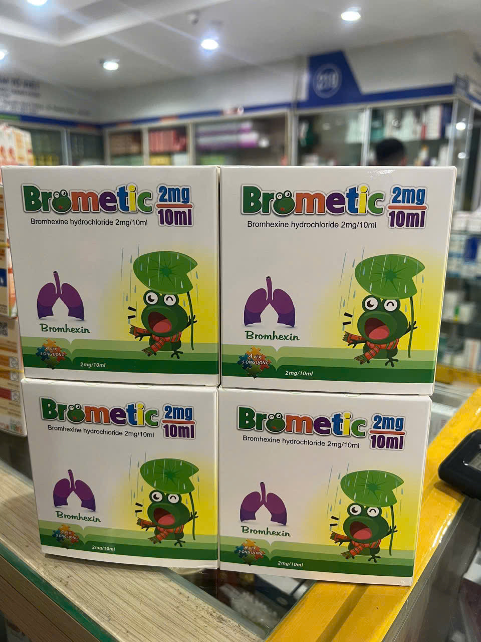 Brometic 2mg/10ml (bromhexin 2mg/10ml) H/20 ống