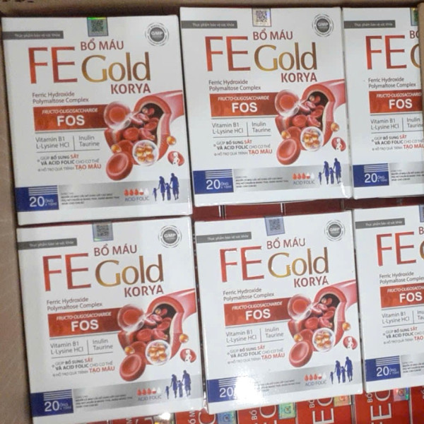 Bổ Máu Fe Gold Korya _Hà Nội (H/20 Ống) K68
