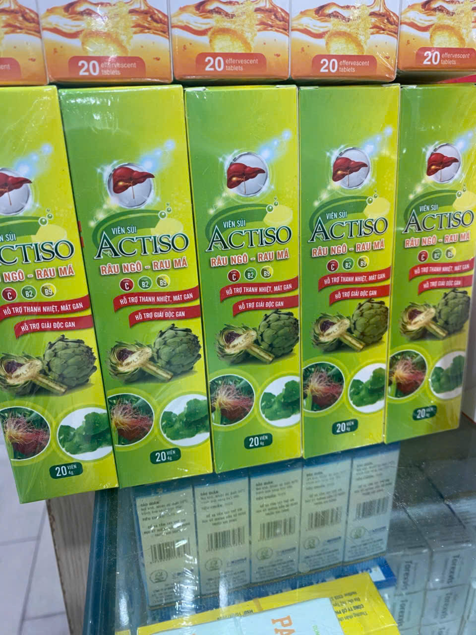 Sủi Actiso Râu Ngô - Rau Má  (Cọc/10T/20V 4g)