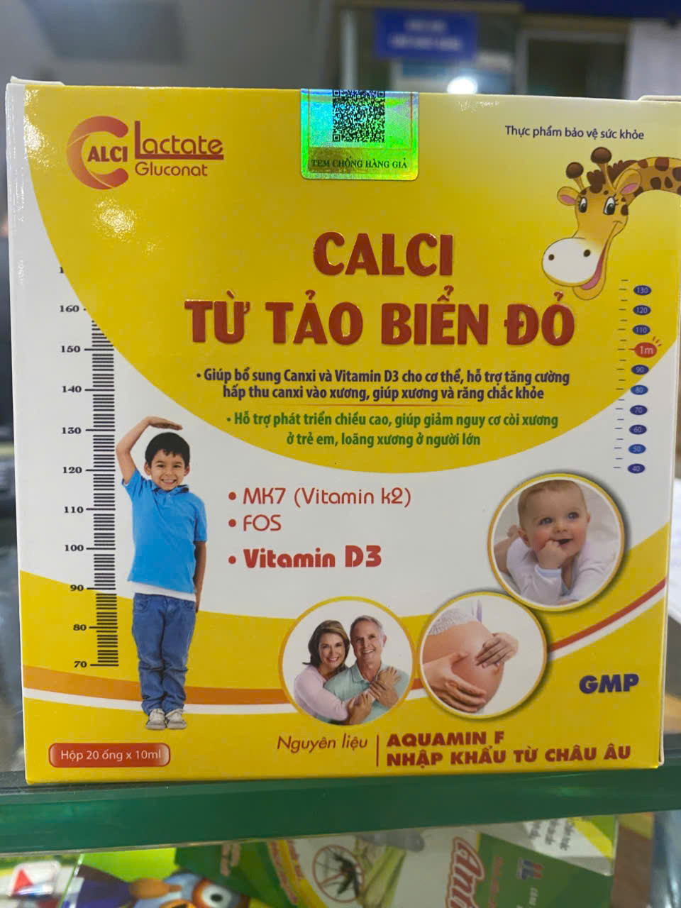 Caclci từ Tảo Biển Đỏ (H20 ống) hàng điểm
